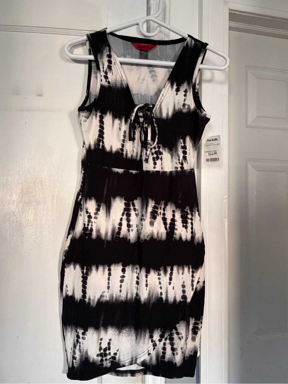 Brand new with tag Hot Kiss Black & White Tie dye dress